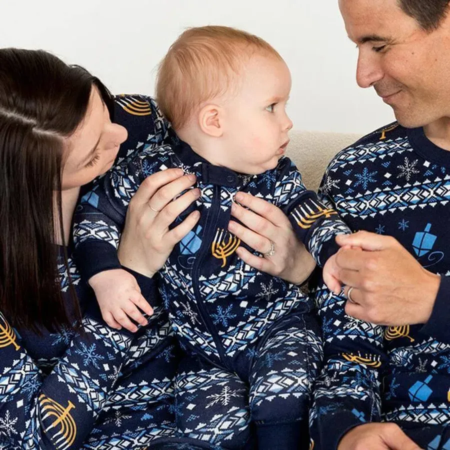 Christmas Patterned Family Matching Pajamas Set