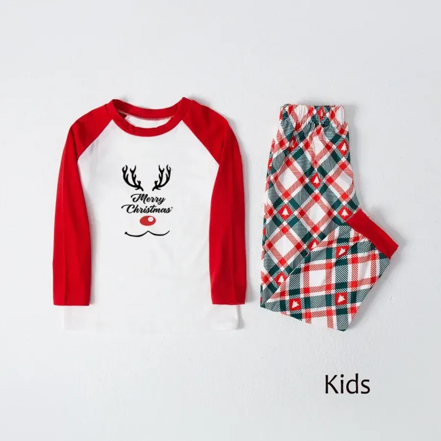 Christmas Parent-Child Outfit Elk Multiple Styles