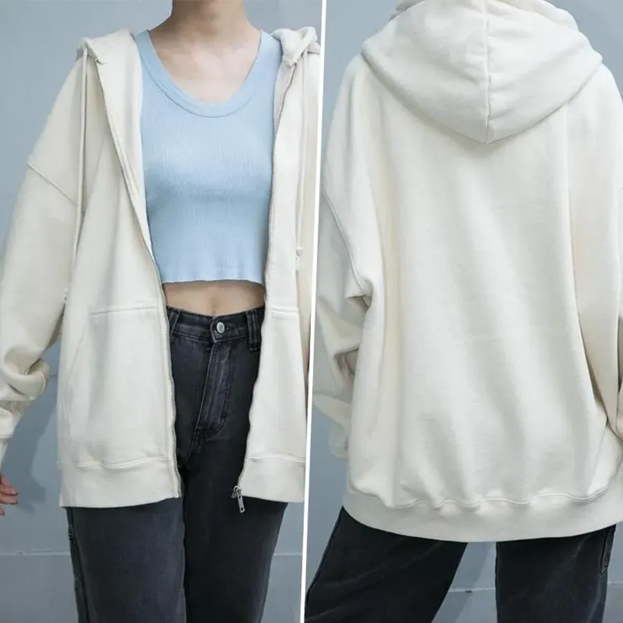 Oversized Cozy Hooded Sweatshirt