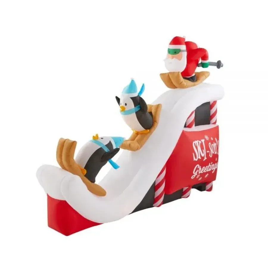 Christmas - Inflatable Santa Ski Scene