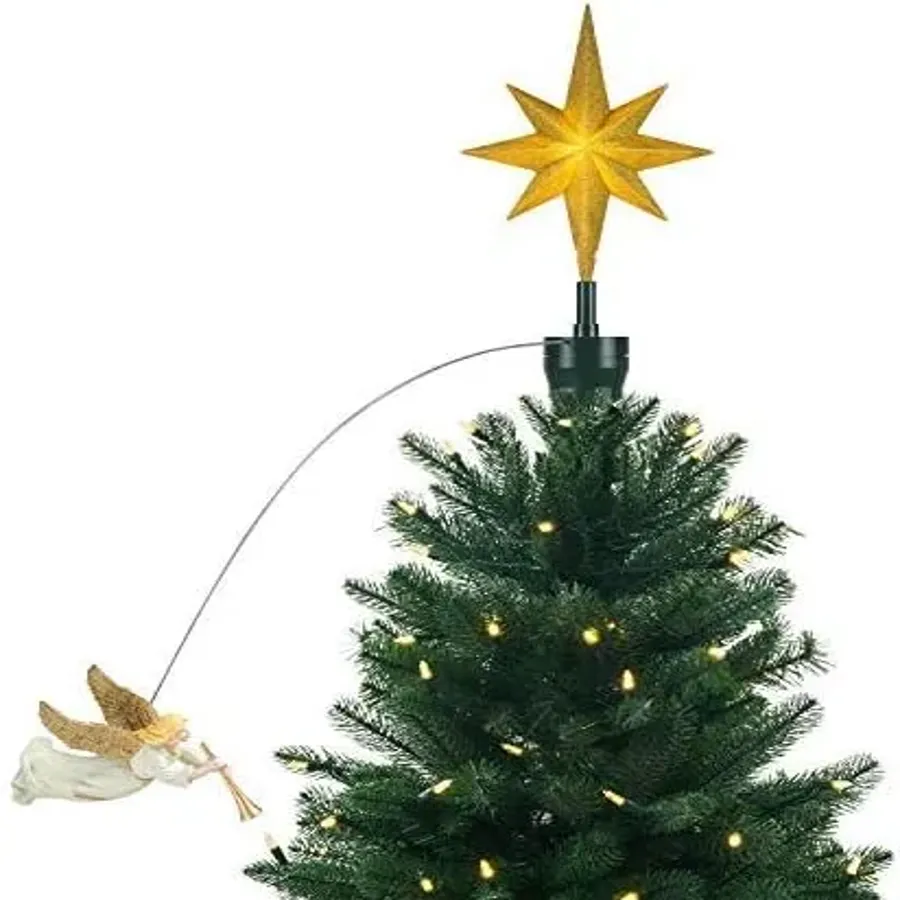 Animated Tree Topper-Carousel Christmas Decoration