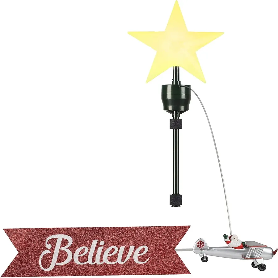 Animated Tree Topper-Carousel Christmas Decoration