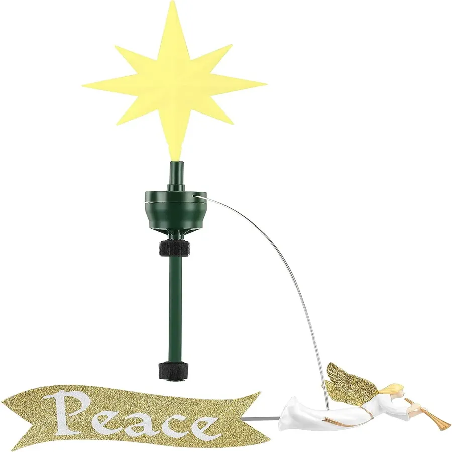 Animated Tree Topper-Carousel Christmas Decoration