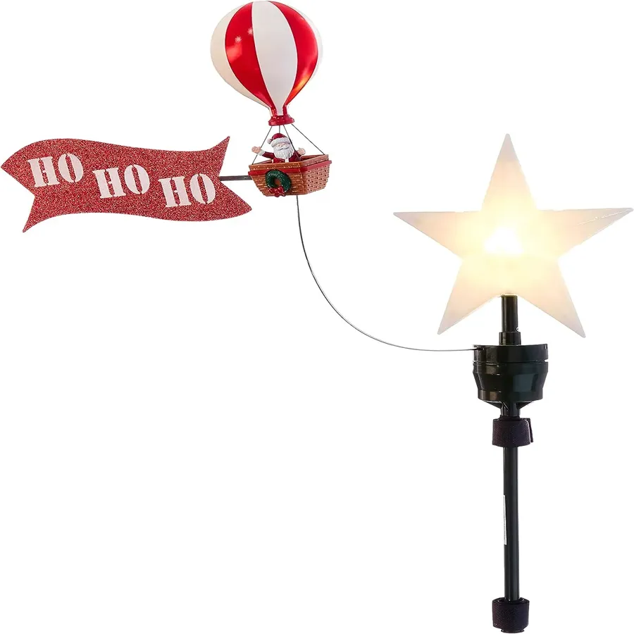 Animated Tree Topper-Carousel Christmas Decoration