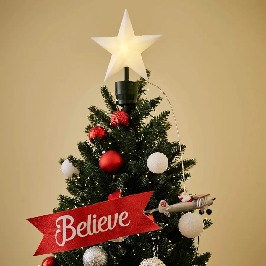 Animated Tree Topper-Carousel Christmas Decoration