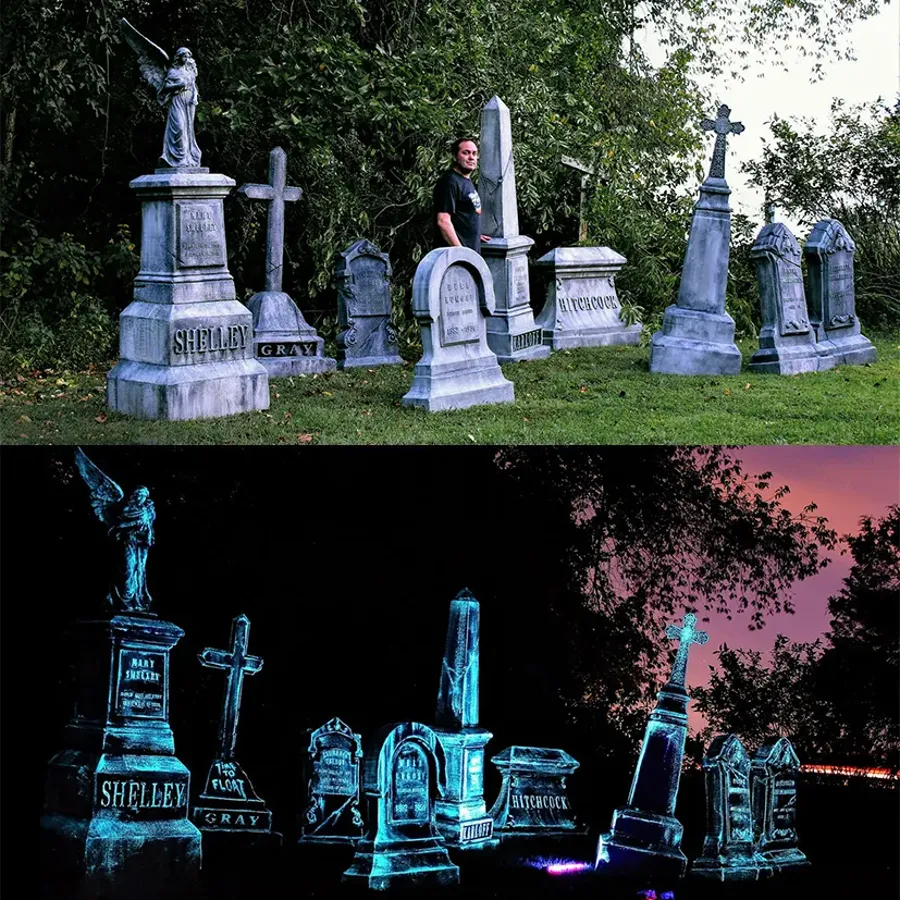 Halloween Decoration | Glow-In-the-Dark Cemetery