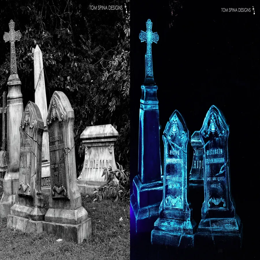 Halloween Decoration | Glow-In-the-Dark Cemetery