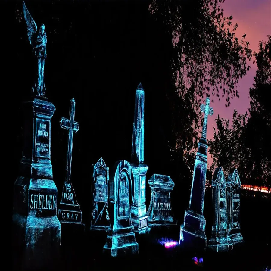 Halloween Decoration | Glow-In-the-Dark Cemetery