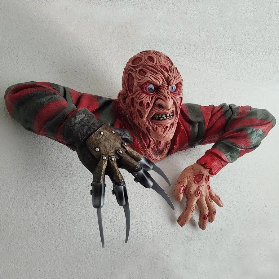 Creepy Freddy Krueger Grave Walker Sculpture