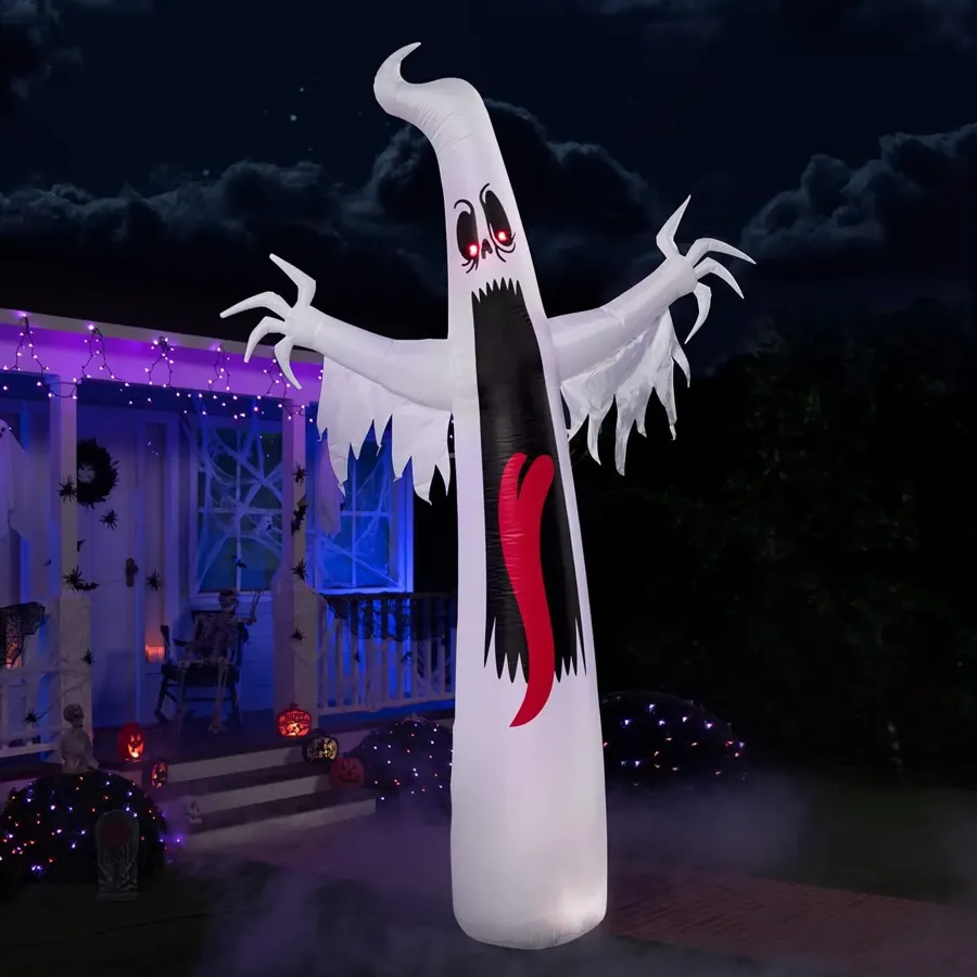 12 ft Tall Giant Ghost Halloween Inflatable