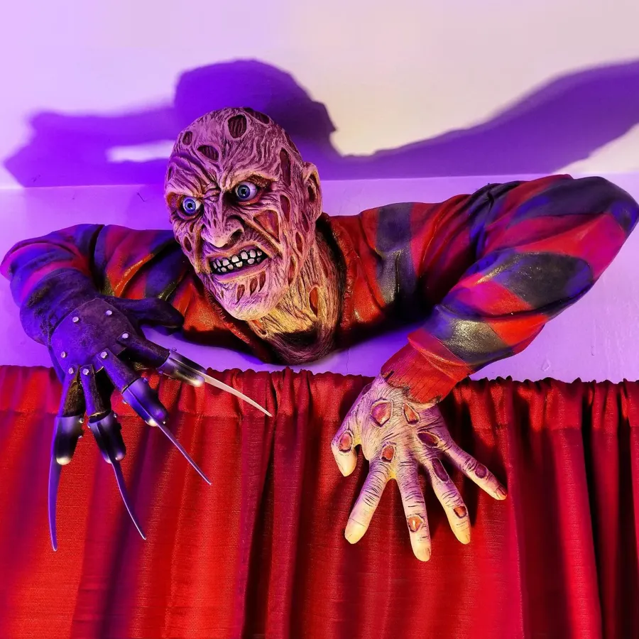 Creepy Freddy Krueger Grave Walker Sculpture