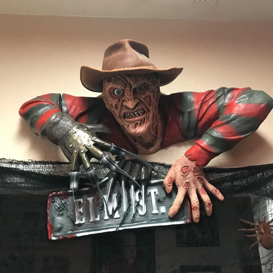 Creepy Freddy Krueger Grave Walker Sculpture