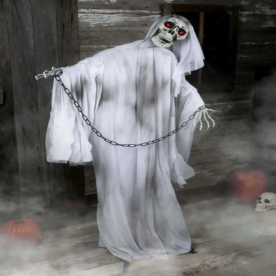 Fun Costumes Chained Ghost Animatronic Standard