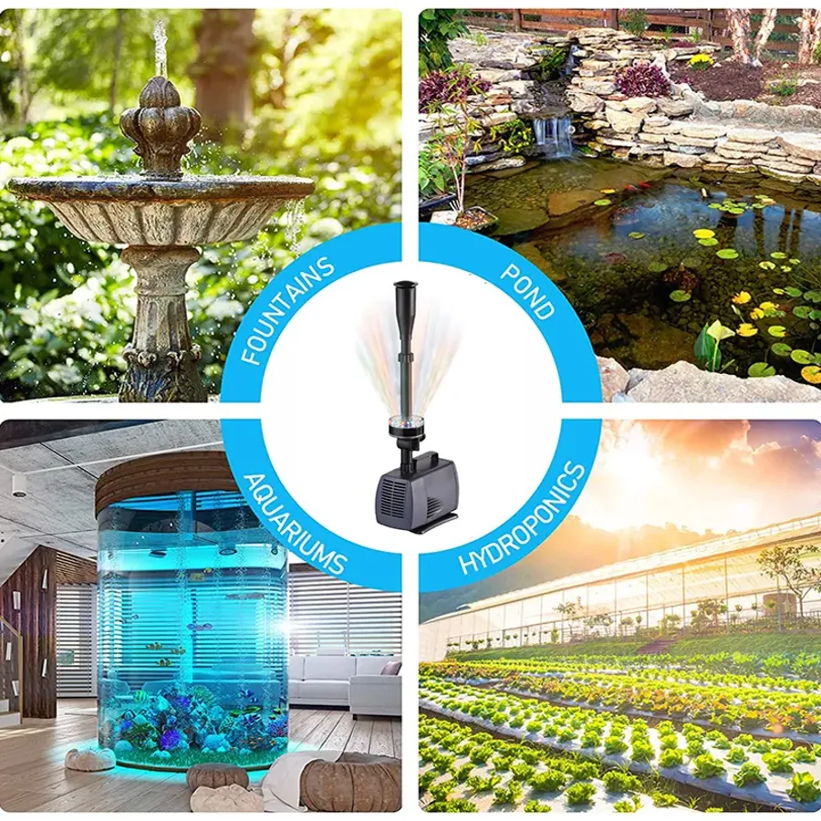 LED Submersible Pump Fountain