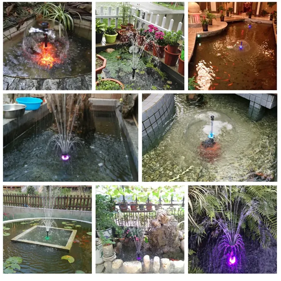 LED Submersible Pump Fountain