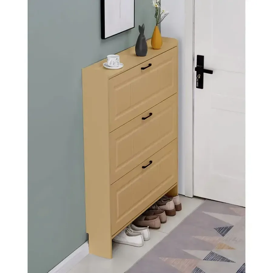 Wall Hidden Shoe Cabinet - Conceal Your Shoes in Style!