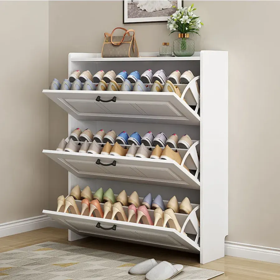 Wall Hidden Shoe Cabinet - Conceal Your Shoes in Style!