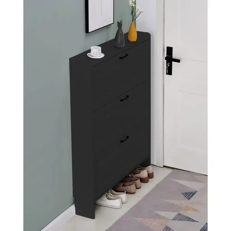 Wall Hidden Shoe Cabinet - Conceal Your Shoes in Style!