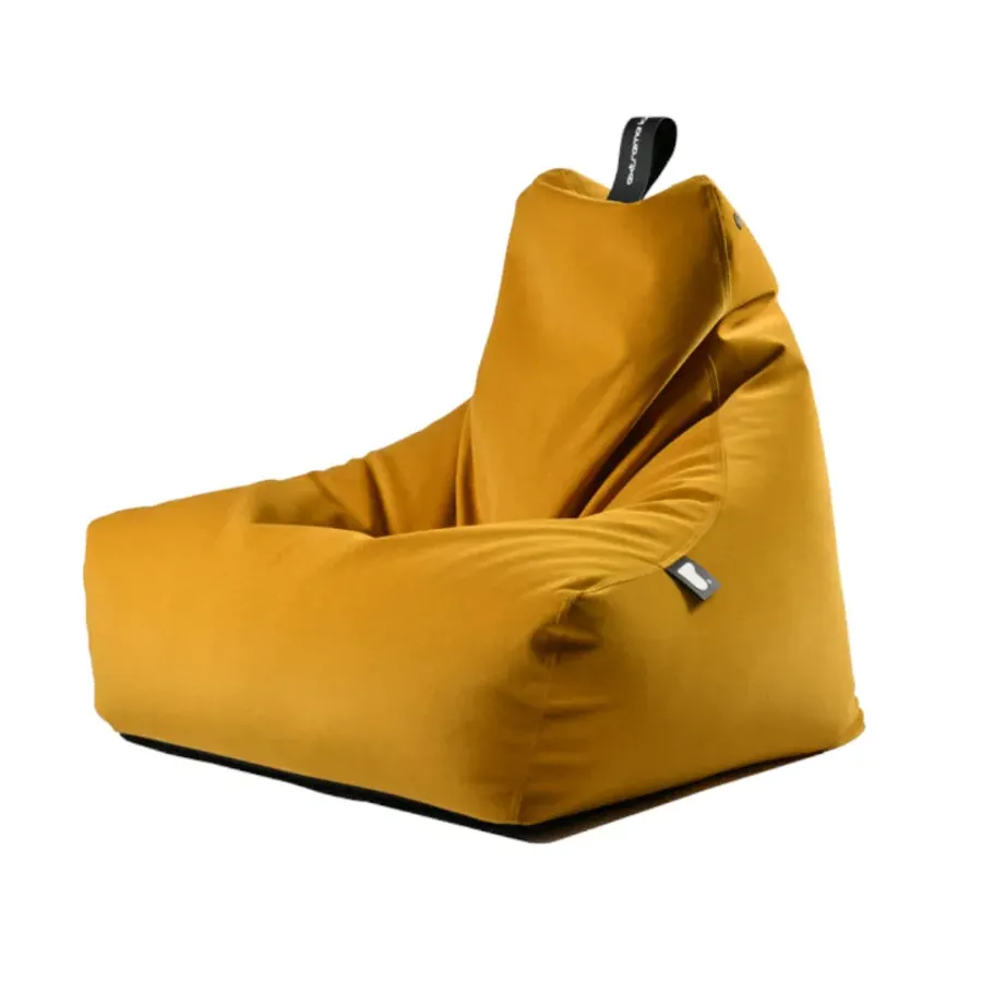 Mighty Bean Bag in Brushed Suede Mustard