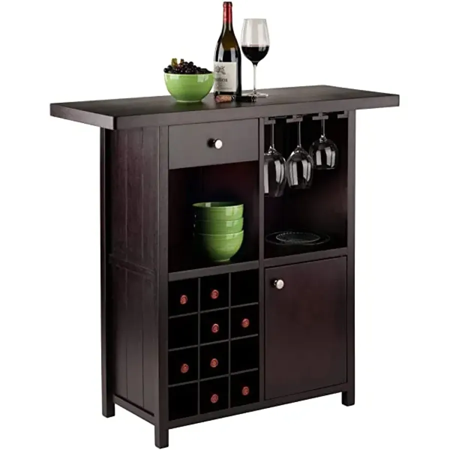 Winsome Macon Bar Wine Cabinet