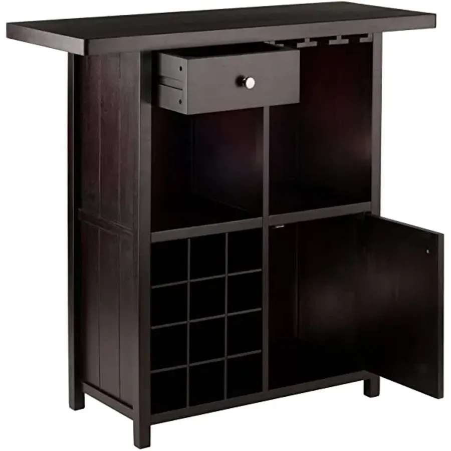 Winsome Macon Bar Wine Cabinet