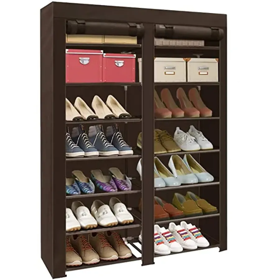 Shoe Rack Storage Organizer - 28 Pairs Portable