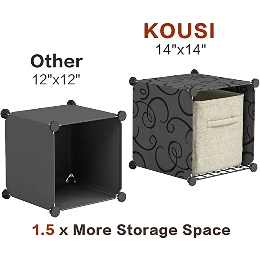 Cube Organizer Storage Organizer  - Black