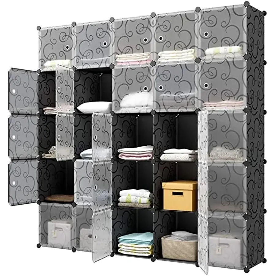 Cube Organizer Storage Organizer  - Black