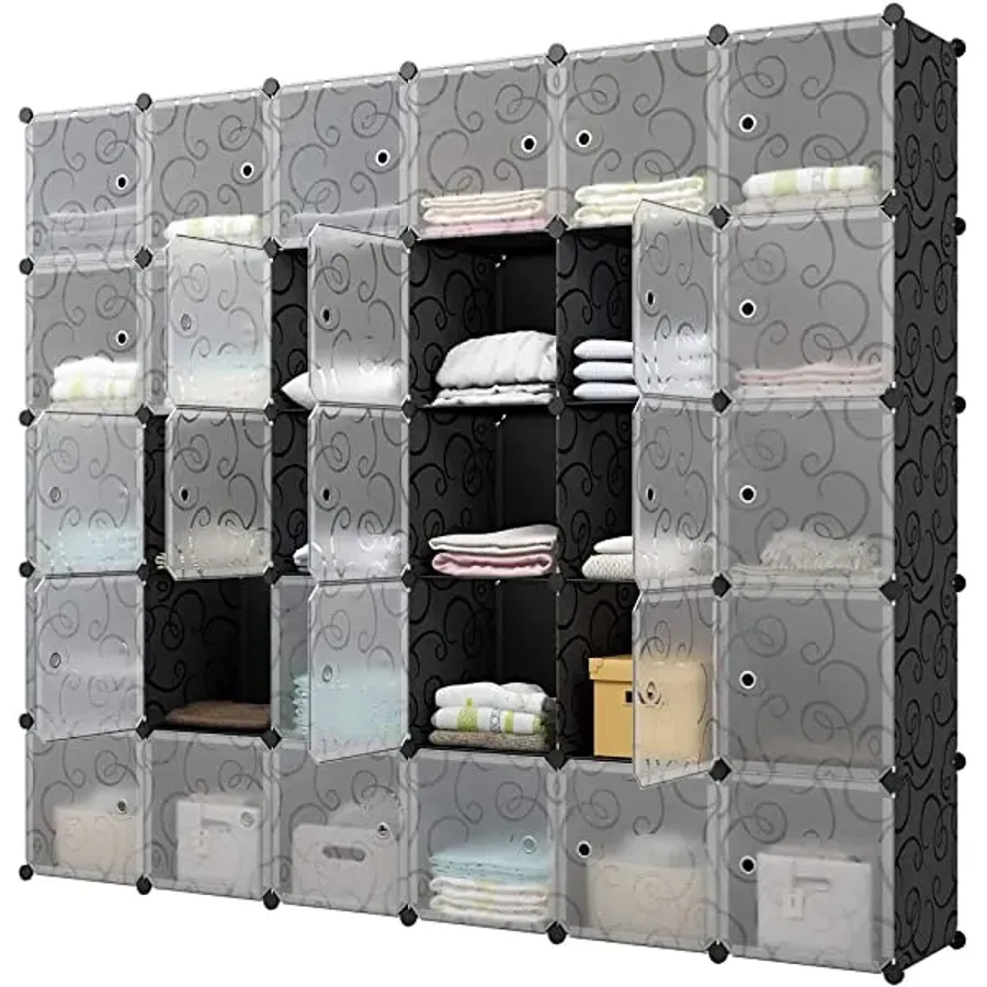 Cube Organizer Storage Organizer  - Black