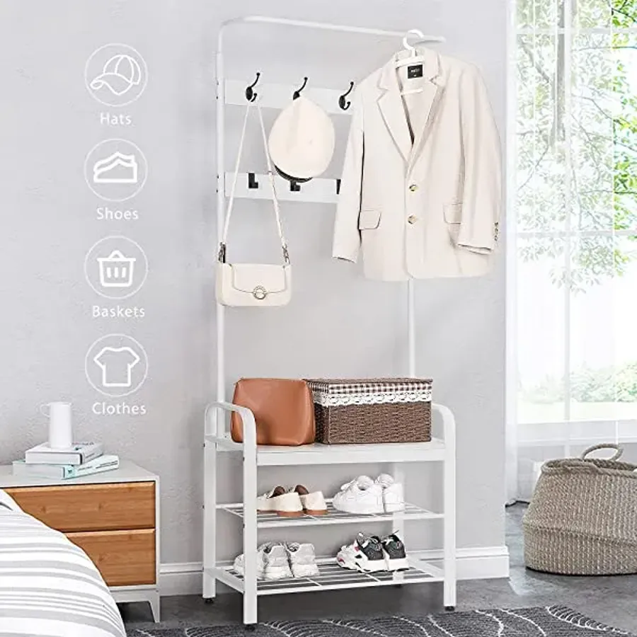 3-in-1 Entryway Hall Tree - Coat Rack