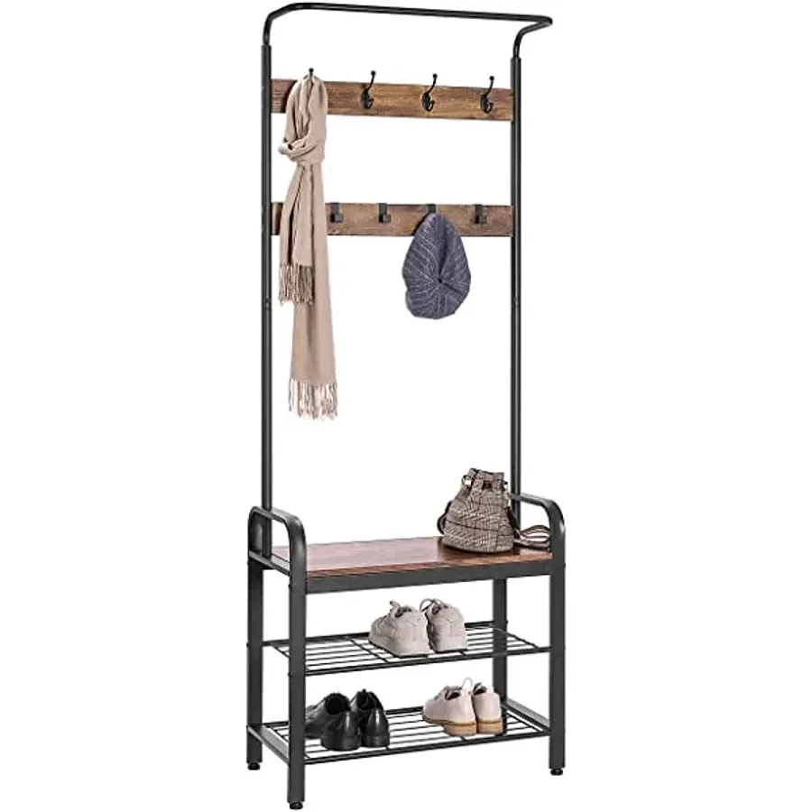 3-in-1 Entryway Hall Tree - Coat Rack