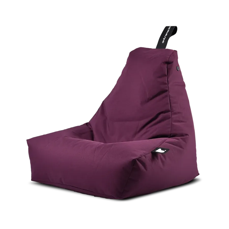 Mini Outdoor Bean Bag in Berry