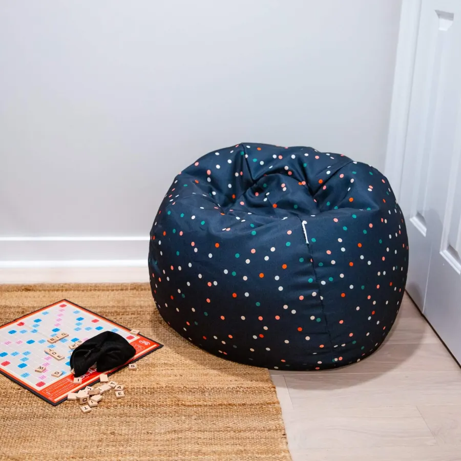 Constellation Storage Toy Bag Chair - Space Blue