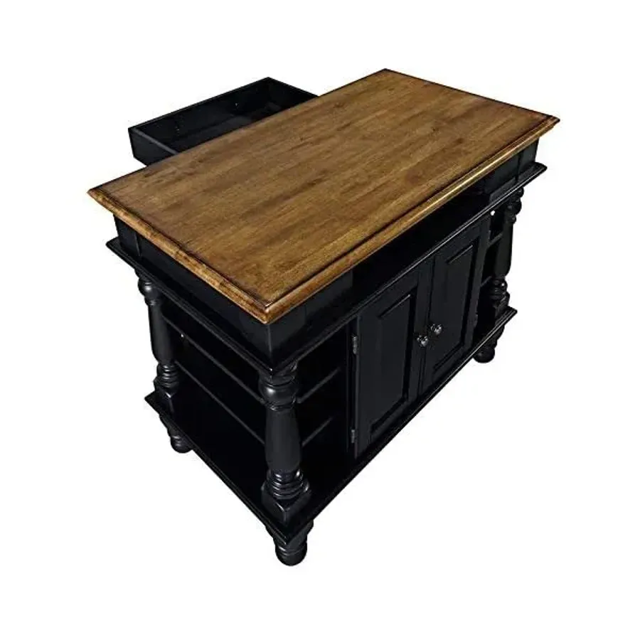 Kitchen Island Americana Dual Side Storage Cabinet