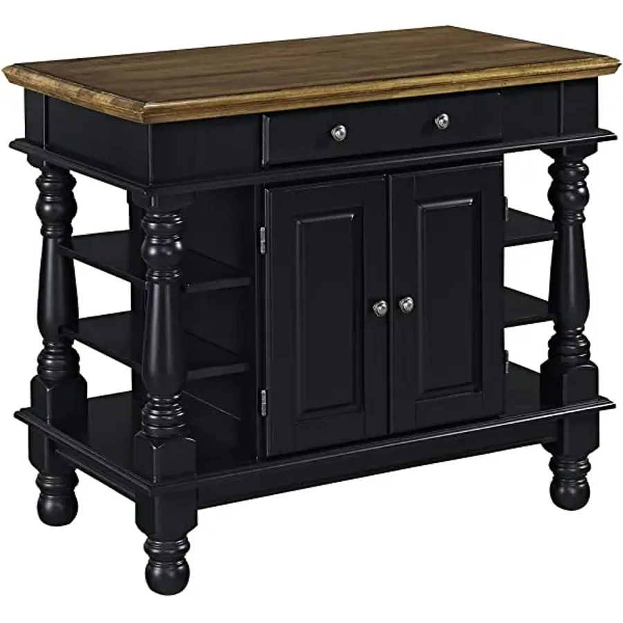 Kitchen Island Americana Dual Side Storage Cabinet