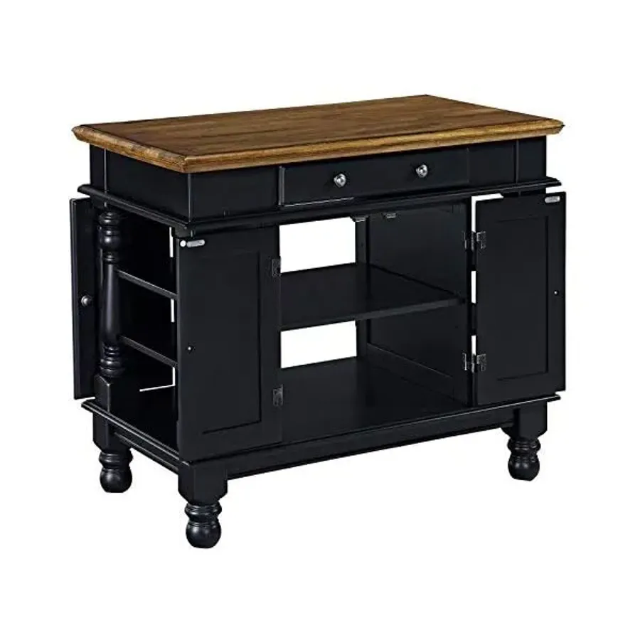 Kitchen Island Americana Dual Side Storage Cabinet