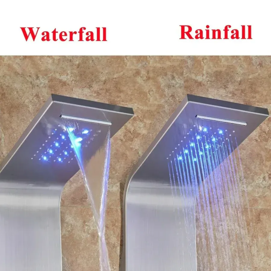 LED Shower Panel (Stainless Steel)