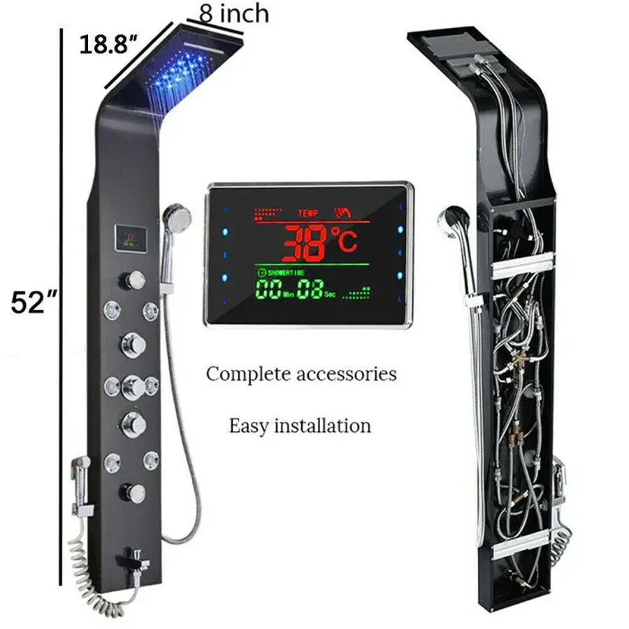 LED Shower Panel (Stainless Steel)