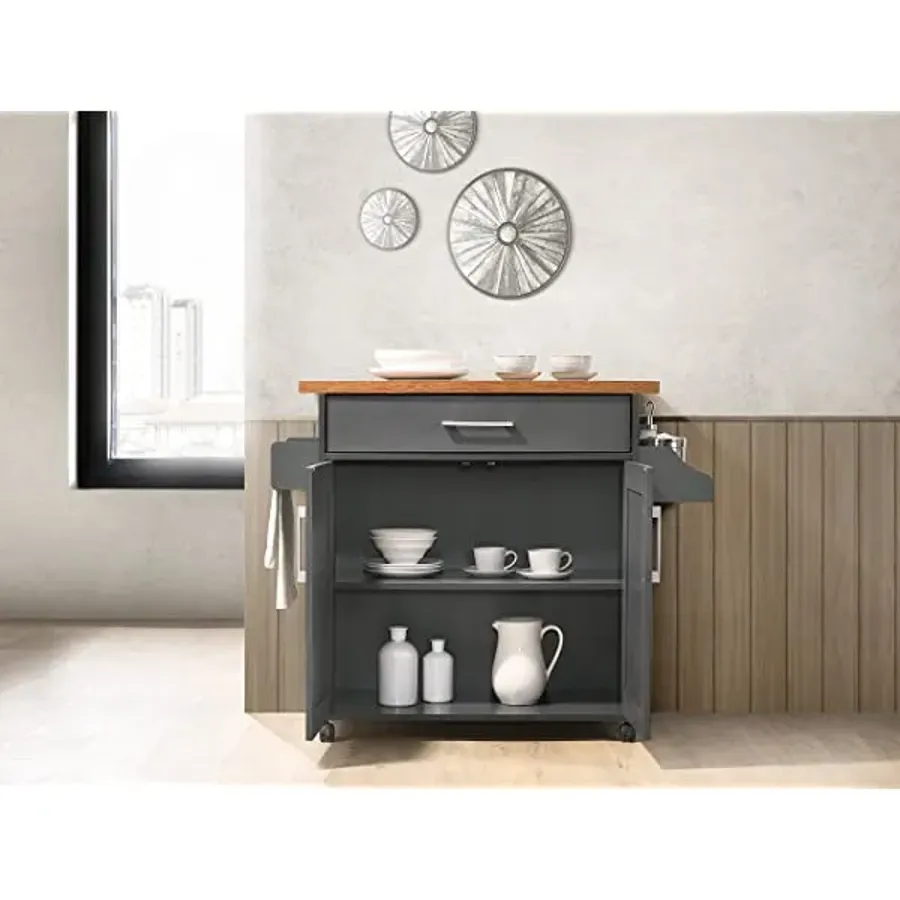 Kitchen Island | Black-beech