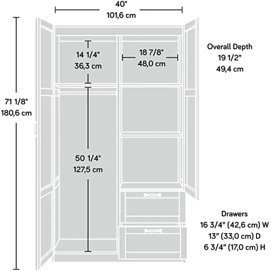 Large Storage Cabinet - Cinnamon Cherry Cabinet