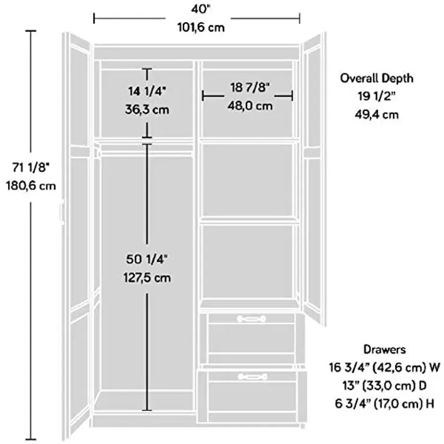 Large Storage Cabinet - Cinnamon Cherry Cabinet