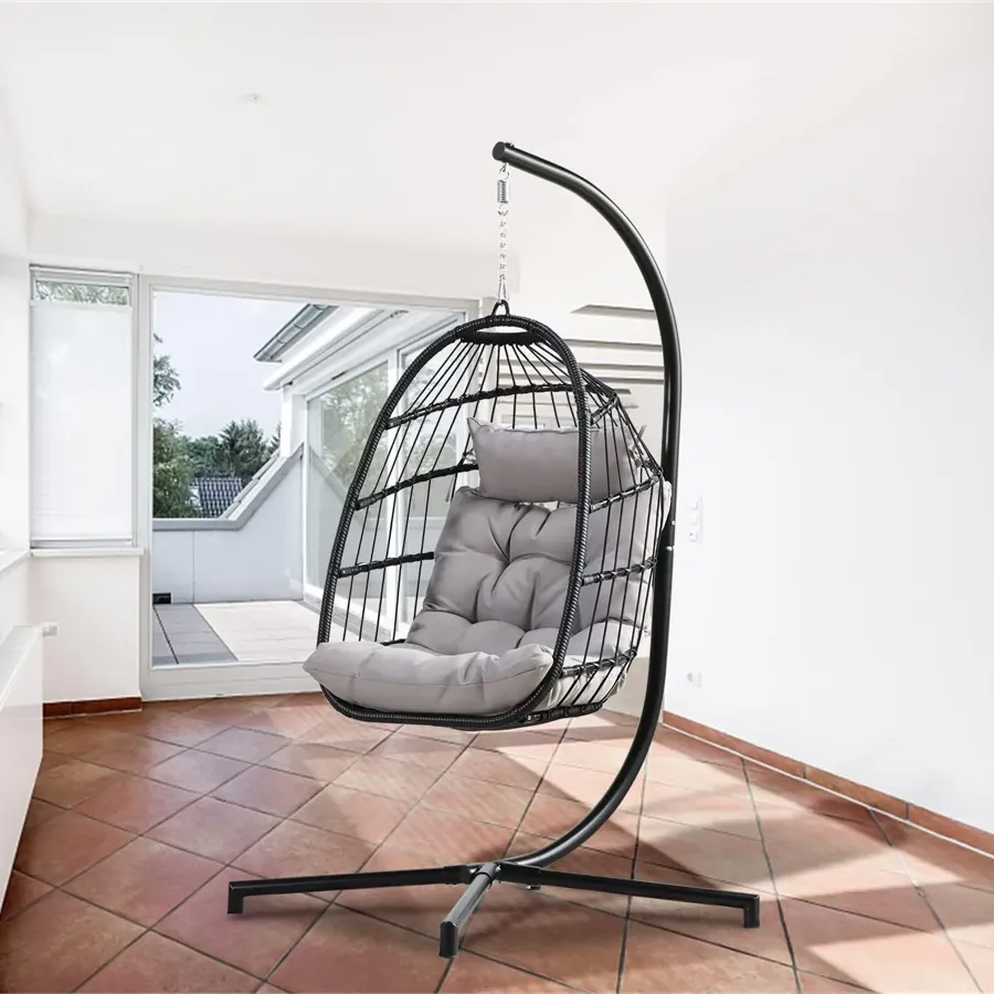 Swing Egg Chair & Hammock Chair - Black