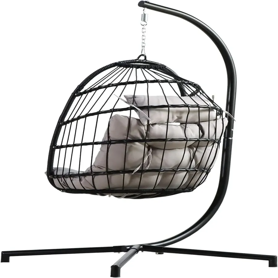 Swing Egg Chair & Hammock Chair - Black