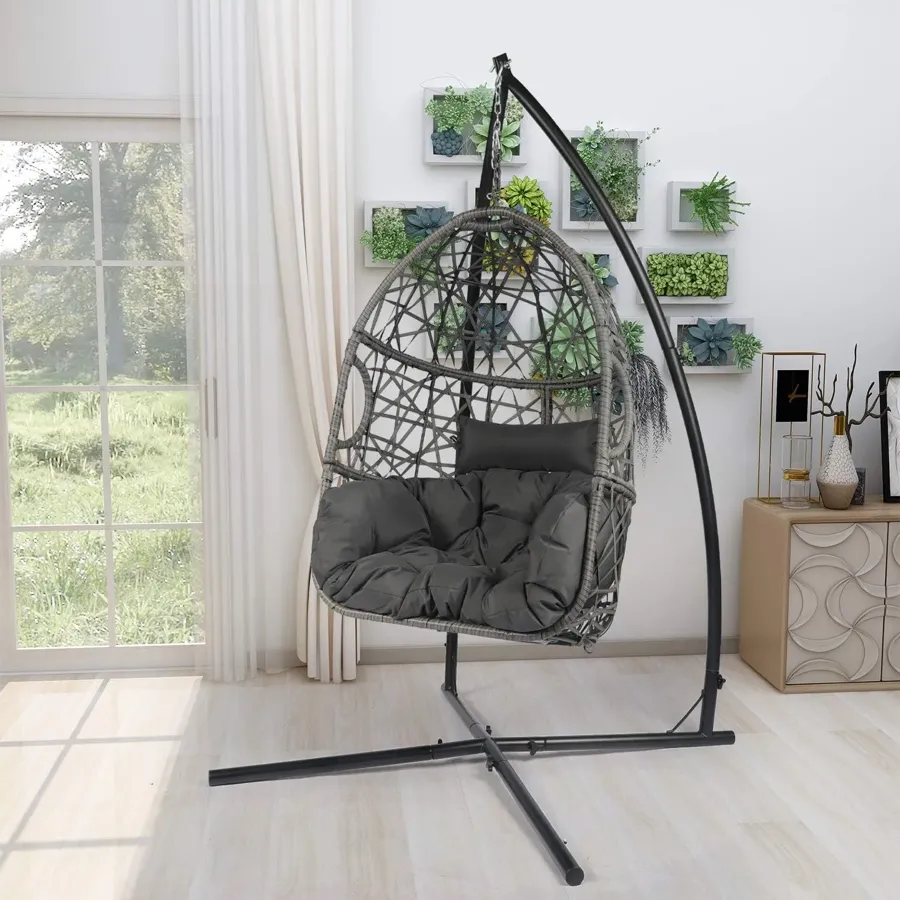 Swing Egg Chair - Rattan Hanging Chair