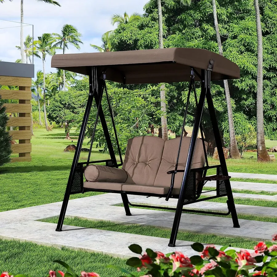 2-Seat Deluxe Outdoor Patio Porch Swing