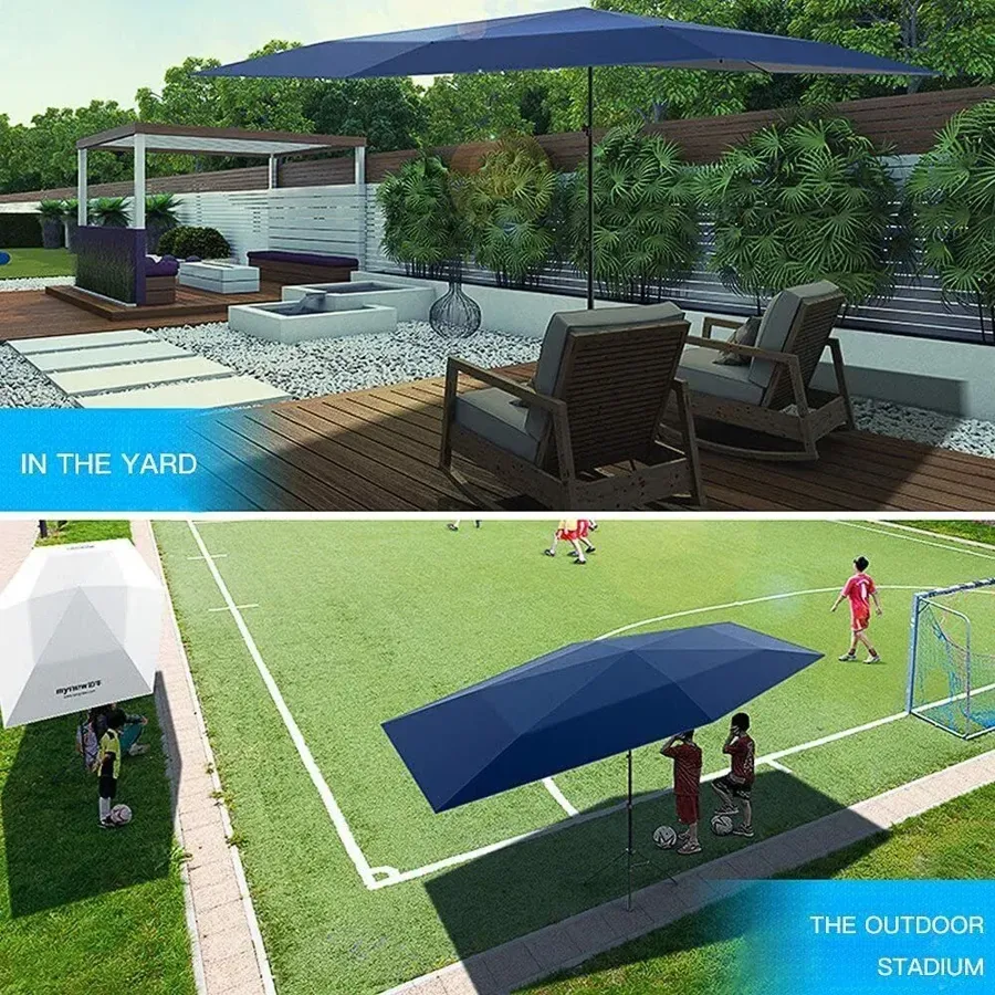 Carport Canopy Summer Anti-UV Wireless Control Umbrella Tent