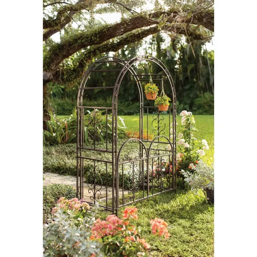 Montebello Iron Arbor with Gate