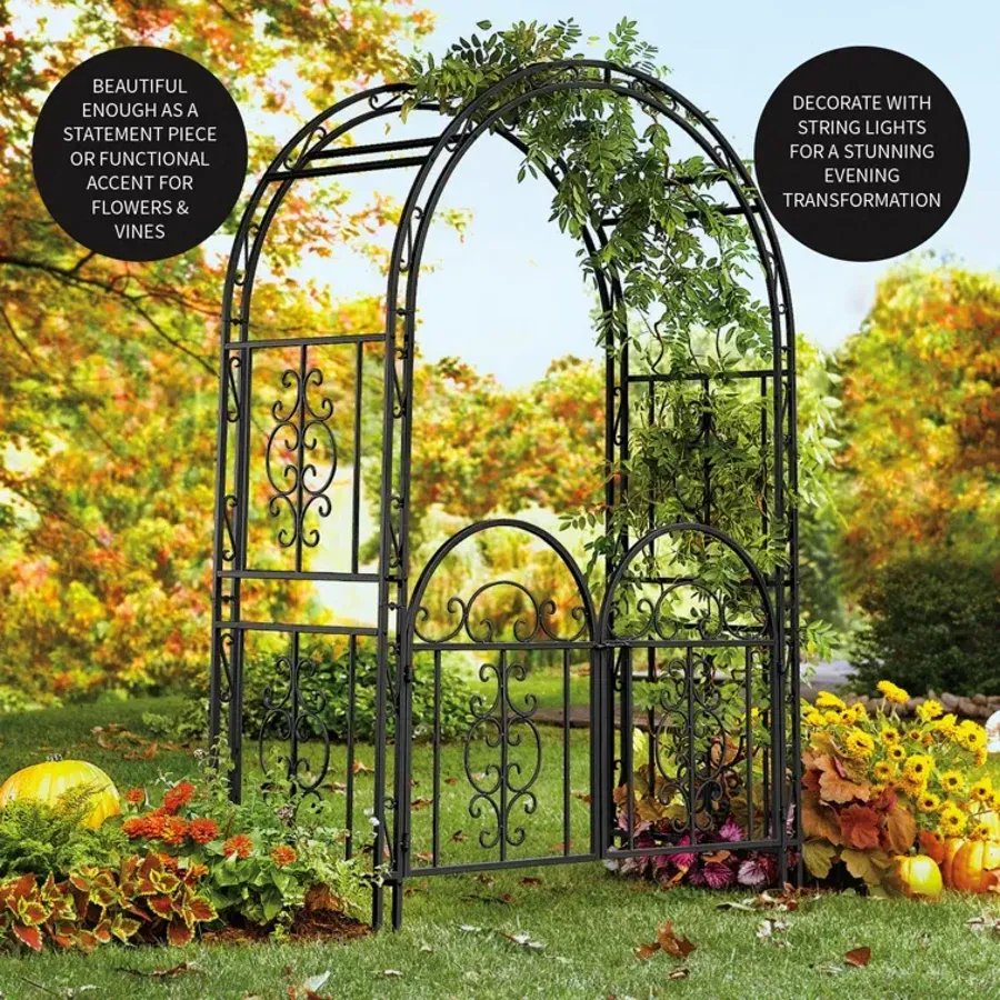 Montebello Iron Arbor with Gate