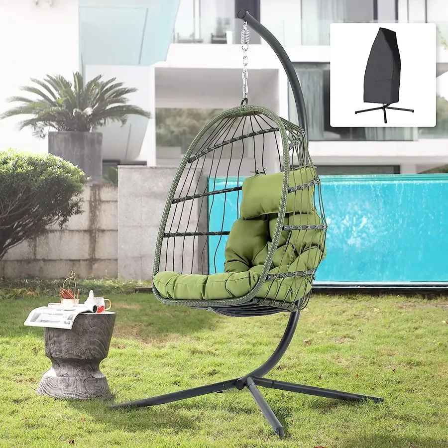 Indoor Outdoor Egg Swing Chair with Stand