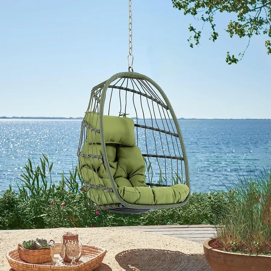 Indoor Outdoor Egg Swing Chair with Stand